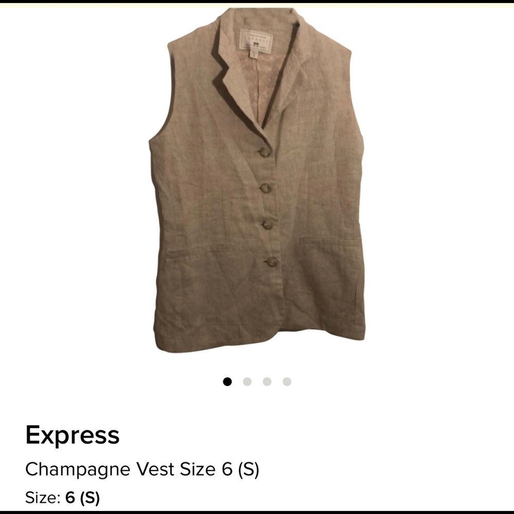 Vest 50% linen 50% rayon